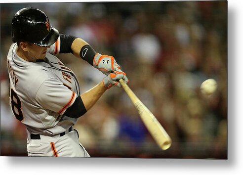National League Baseball Metal Print featuring the photograph Buster Posey by Christian Petersen