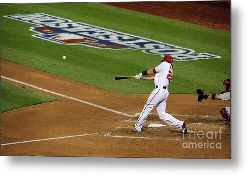 Playoffs Metal Print featuring the photograph Jayson Werth by Patrick Mcdermott