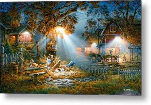 Redlin Terry Metal Print featuring the painting Terry Redlin #14 by Terry Redlin