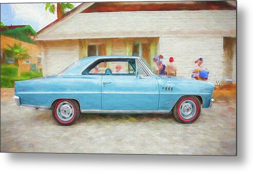 1967 Acadian Canso Sd Sport Deluxe Metal Print featuring the photograph 1967 Acadian Canso SD Sport Deluxe X108 by Rich Franco