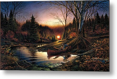 Redlin Terry Metal Print featuring the painting Terry Redlin #21 by Terry Redlin
