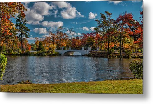 Autumn Metal Print featuring the photograph A Beautiful Day In Autumn by Cathy Kovarik