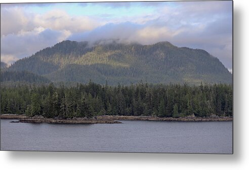 Alaska Metal Print featuring the photograph A Ketchikan Afternoon Mountain by Ed Williams