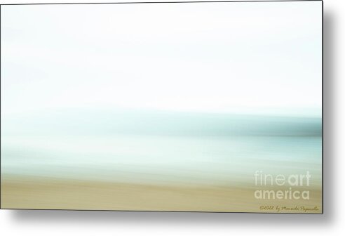 California Metal Print featuring the photograph Tiburon Seascape Abstract by Manuela's Camera Obscura