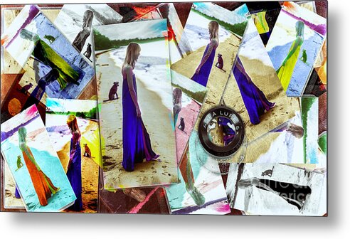 Digital Metal Print featuring the digital art Agfa Lupe 6x by Anthony Ellis