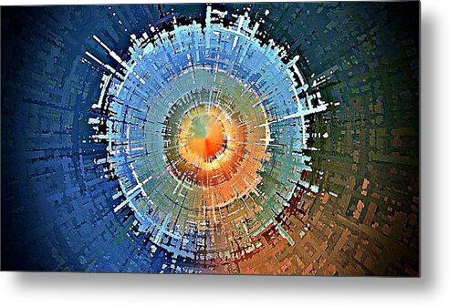 Star Metal Print featuring the digital art Alectrona by David Manlove
