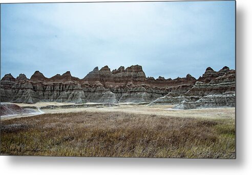  Metal Print featuring the photograph Badlands 10 by Wendy Carrington