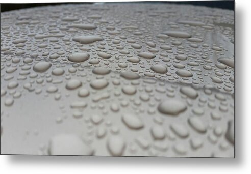  Metal Print featuring the photograph Beading by Heather E Harman