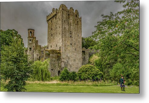 Piper Metal Print featuring the photograph Blarney Castle by Marcy Wielfaert