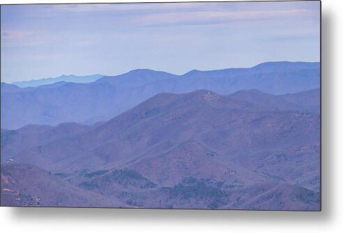 Georgia Metal Print featuring the photograph Blue And Purple Ranges by Ed Williams