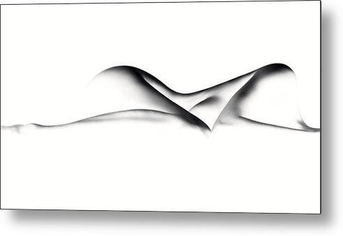 Abstract Metal Print featuring the photograph Bodyscape by Marianna Mills