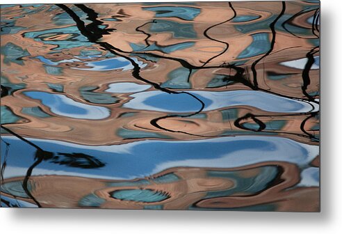Water Metal Print featuring the photograph Drizzle Detail by Linda Bonaccorsi