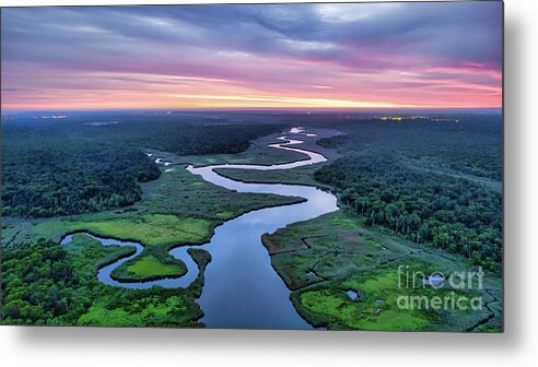 River Metal Print featuring the photograph Early Morning Meanders by Sean Mills