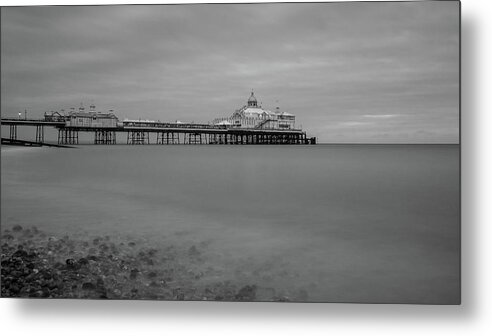 Eastbourne Metal Print featuring the photograph Eastbourne Pier by Andrew Lalchan