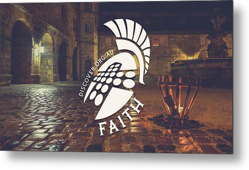  Metal Print featuring the digital art Faith by Discover Ministries