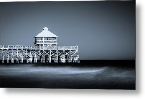 2019 Metal Print featuring the photograph Folly Beach Pier by Charles Hite