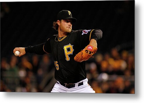 Gerrit Cole Metal Print featuring the photograph Gerrit Cole by Justin K. Aller