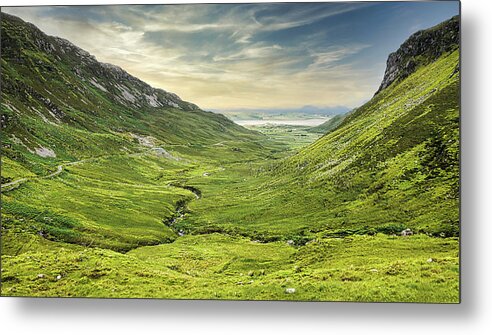Ireland Rocks Series By Lexa Harpell Metal Print featuring the photograph Granny Pass County Donegal Ireland by Lexa Harpell