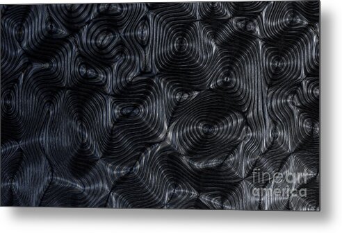 Abstract Metal Print featuring the digital art Graphite #38 by Paul Hunn