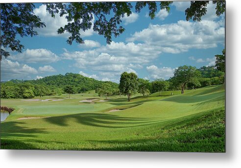 Costa Rica Metal Print featuring the photograph Jungle Golf Course in Costa Rica by Darryl Brooks