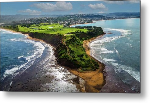 Beach Metal Print featuring the photograph Long Reef Headland No 1 by Andre Petrov