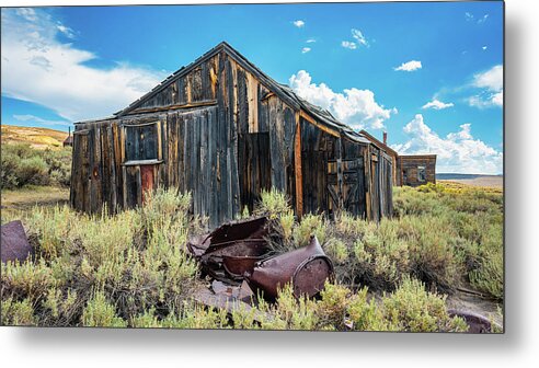Bodie Metal Print featuring the photograph May it Rest in Pieces by Ron Long Ltd Photography
