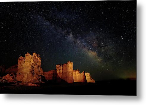 Milky Way Metal Print featuring the photograph Midwest Milky Way by Bob Falcone