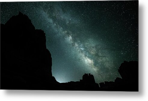 Usa Metal Print featuring the photograph Milky Way Cathedral Rock by William Kennedy