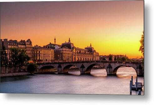 Musée D'orsay Metal Print featuring the photograph Musee Orsay by Serge Ramelli