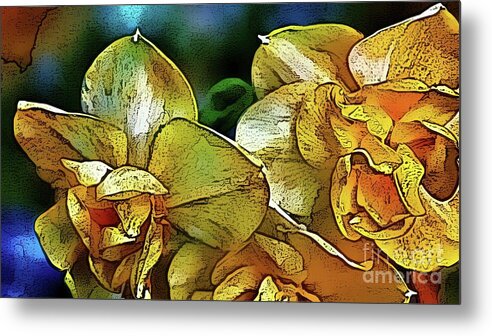 Narcissus Metal Print featuring the photograph Narcissus by Jolanta Anna Karolska