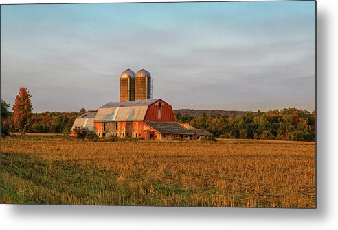 Sunset Metal Print featuring the photograph North Country Sunset by Rod Best