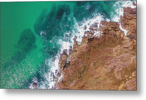 Beach Metal Print featuring the photograph North Narrabeen Headland by Andre Petrov
