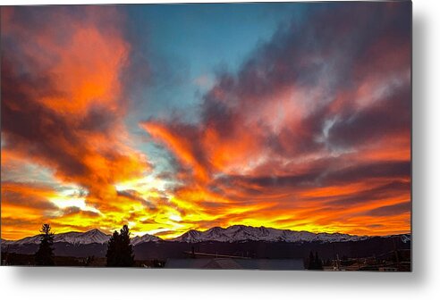 November Eplosioncolorado Metal Print featuring the photograph November Explosion by Jeremy Rhoades