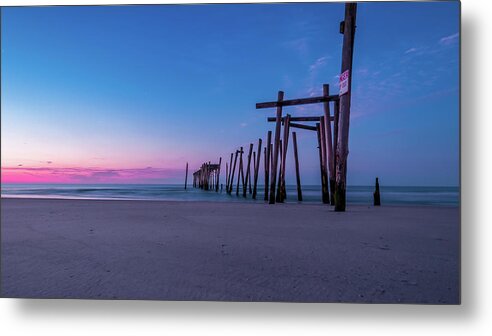 59th Pier Metal Print featuring the photograph Old Broken 59th Street Pier 2 by Louis Dallara