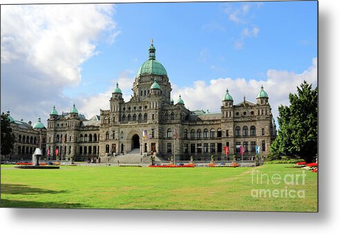 Parliament Metal Print featuring the photograph Parliament Victoria BC 2979 by Jack Schultz