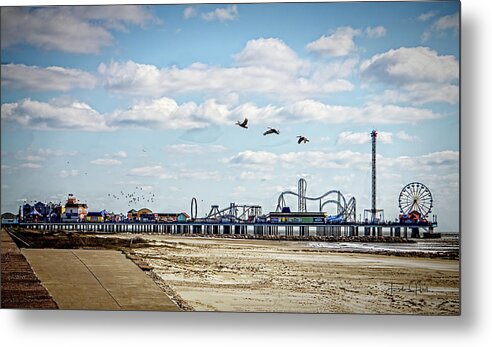 Pier Metal Print featuring the photograph Pleasure Pier by Linda Lee Hall