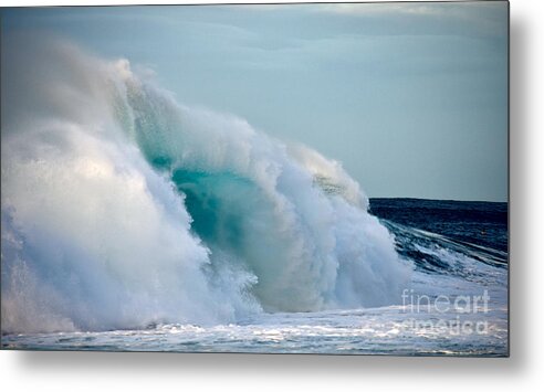 Polihale Beach Metal Print featuring the photograph Polihale Wave of Glory by Debra Banks