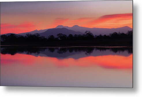Lake Metal Print featuring the photograph Reflective Serenity by Mike Lee