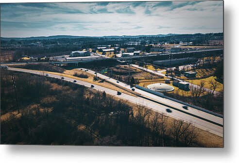 Lehigh Valley Metal Print featuring the photograph Route 309 and I78 by Jason Fink