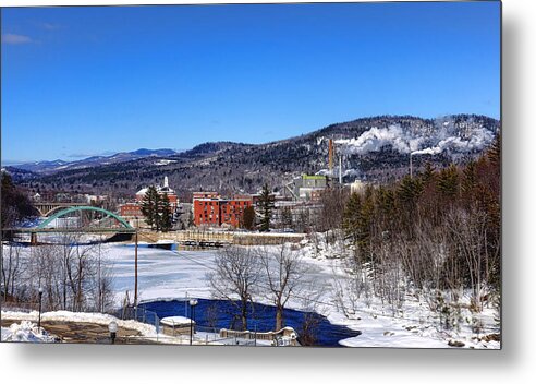 Rumford Metal Print featuring the photograph Rumford in Winter by Olivier Le Queinec