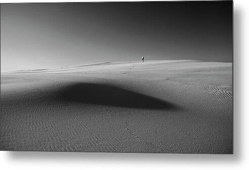 Sand Dunes Metal Print featuring the photograph Sandscape by Ari Rex