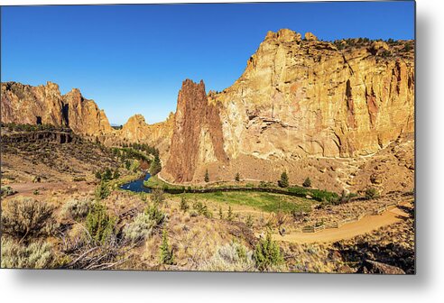 Travel Metal Print featuring the photograph Smith Rock State Park by Peter Tellone
