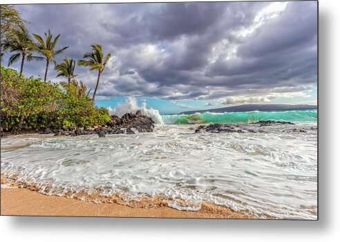 Makena Metal Print featuring the photograph South Swell Maui by Chris Spencer