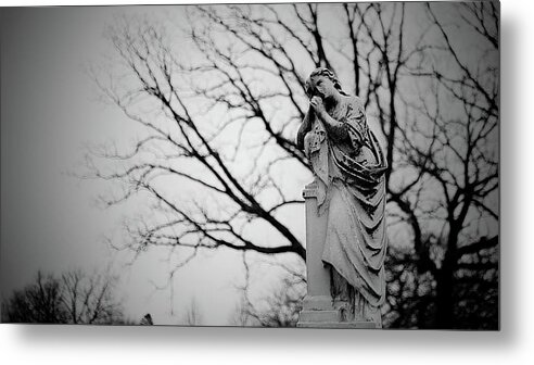Statue Metal Print featuring the photograph Statuary 1 by Carol Jorgensen