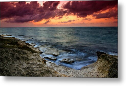 Sunset Metal Print featuring the photograph Stepping Stones by Montez Kerr