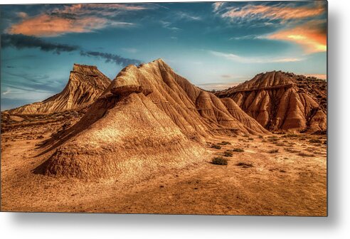 Bardenas Metal Print featuring the photograph Stroke Peak - Bardenas Reales by Micah Offman