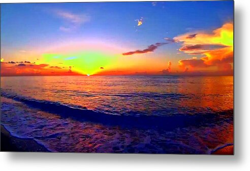 Sunrise Metal Print featuring the photograph Sunrise Beach 11 by Rip Read