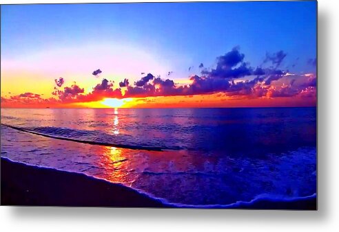 Sunrise Metal Print featuring the photograph Sunrise Beach 125 by Rip Read