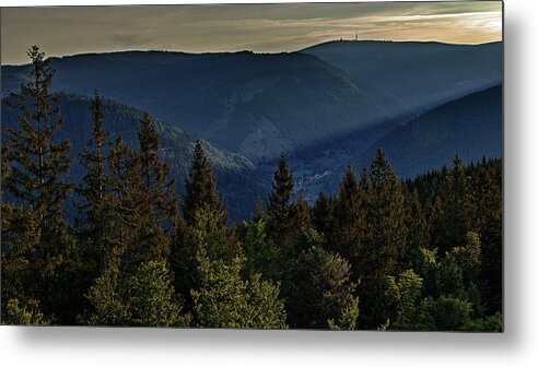 Schwarzwald Metal Print featuring the photograph Sunrise in the Black Forest by Ioannis Konstas
