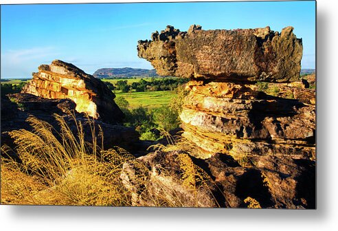 Raw And Untouched Northern Territory Series By Lexa Harpell Metal Print featuring the photograph Sunset over Ubirr - Kakadu National Park by Lexa Harpell